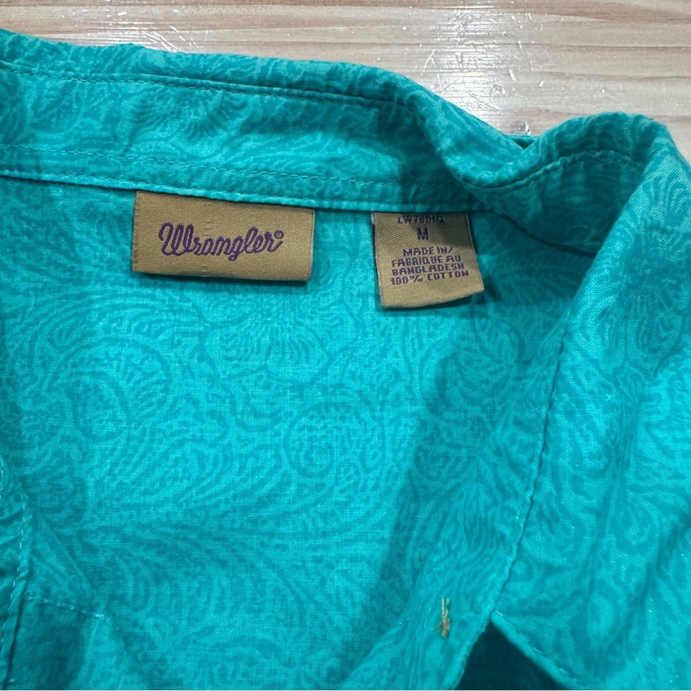 Wrangler Snap Button Cotton Medium - image 3